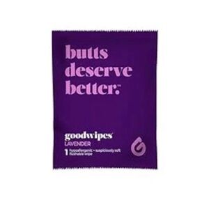 goodwipes Flushable Butt Wipes 10 count Lavender Scent